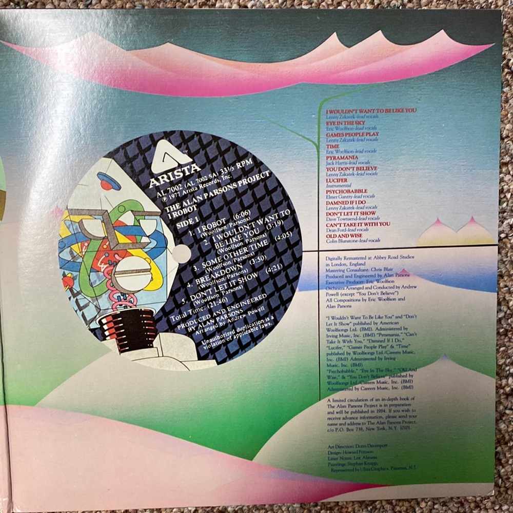 The Best of the Alan Parsons Project 1983
Record Vinyl LP - Picture 4 of 8